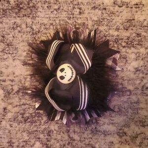 Jack Skellington Hair Bow